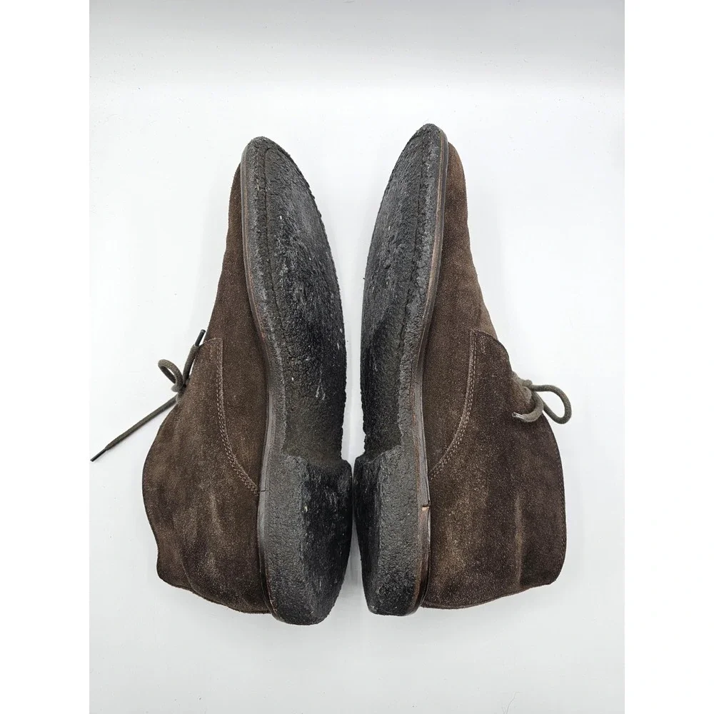 To Boot New York Chukka‎ Boots Mens 8 Brown Suede Italian Designer Lace Up